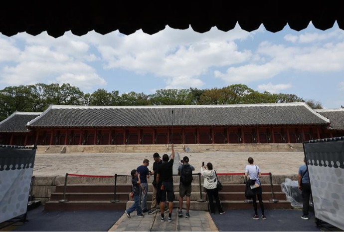 Réouverture du bâtiment principal du sanctuaire Jongmyo