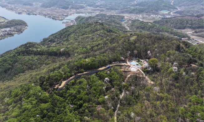 À Chungju, les ruines d'une forteresse identifiées comme faisant partie du royaume de Baekje