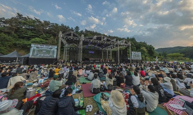 À Gyechon, trois jours de musique classique en plein air au milieu des collines