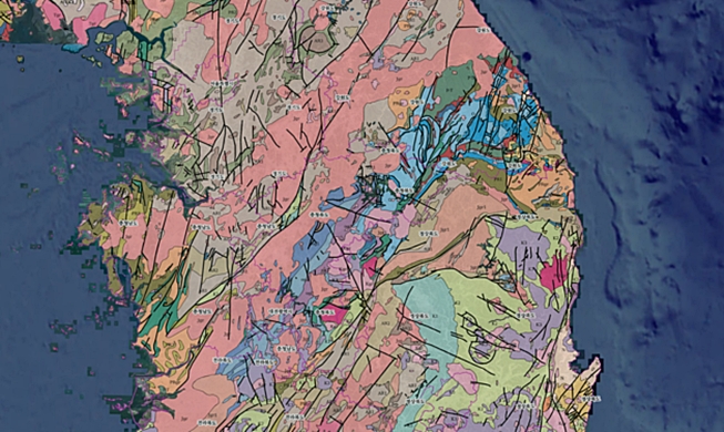Le sous-sol de la Corée cartographié dans son ensemble au 1/50 000e