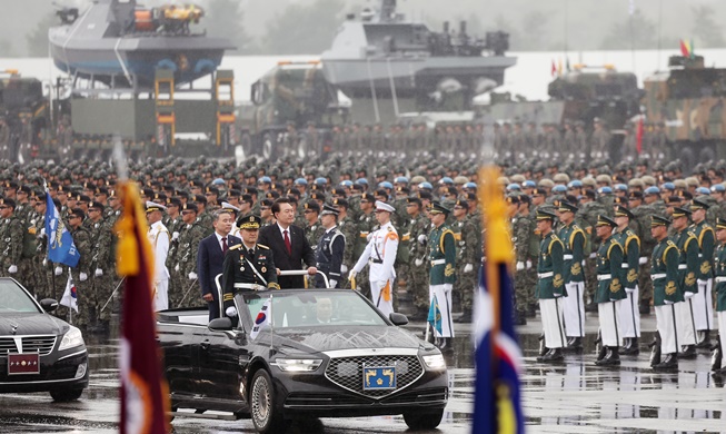 75e anniversaire de la fondation de l'armée sud-coréenne