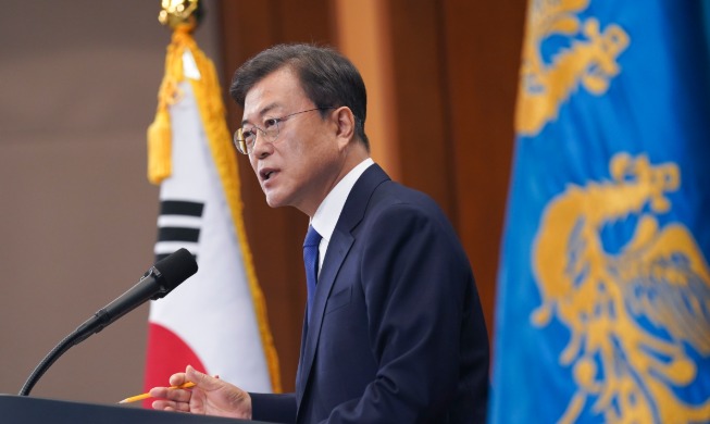 Cheong Wa Dae publie la troisième collection des discours du président Moon