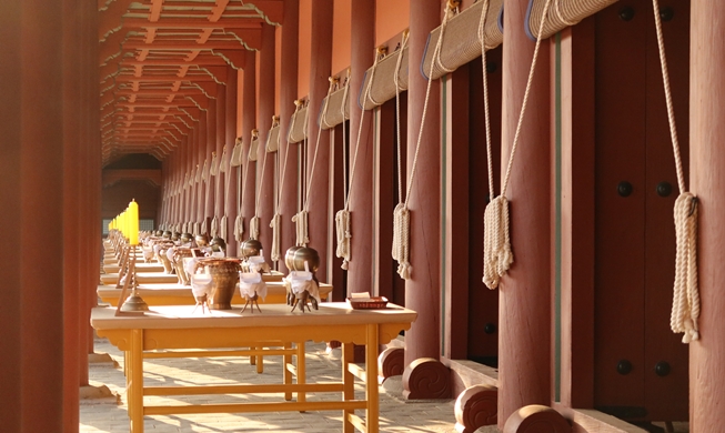 Le bâtiment principal du sanctuaire Jongmyo rouvre ses portes après cinq ans de travaux