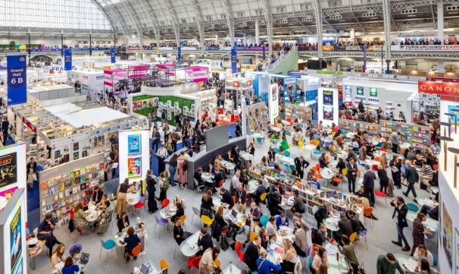 Le pavillon coréen à la Foire du livre de Londres