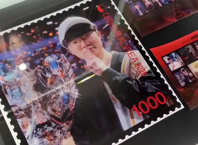 Faker sur des timbres commémoratifs : la Corée rend hommage à une légende de l’e-sport