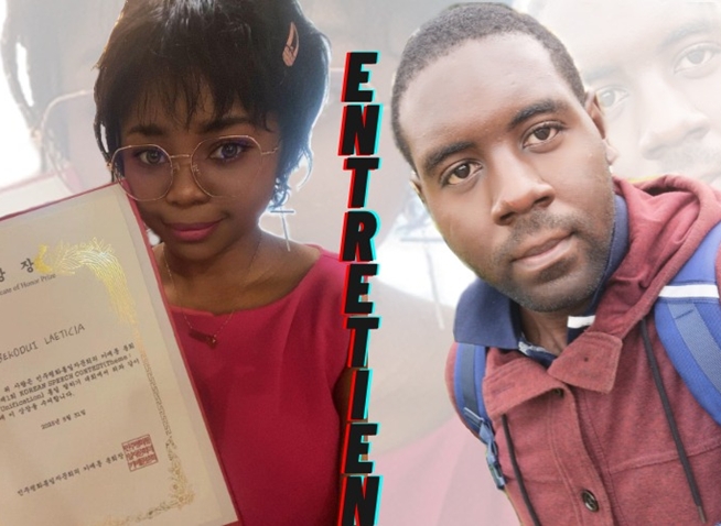 Discours, passion et dialogue : rencontre avec Laeticia et Yann, les finalistes du Korean Speech Contest à Yaoundé
