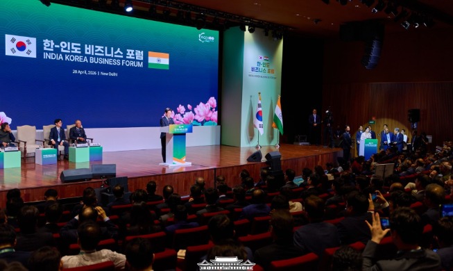 La Corée et l’Inde signent une vingtaine de protocoles d’accord