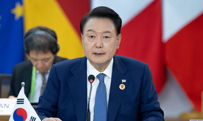 Le président Yoon Suk Yeol s'engage à soutenir les pays vulnérables au changement climatique