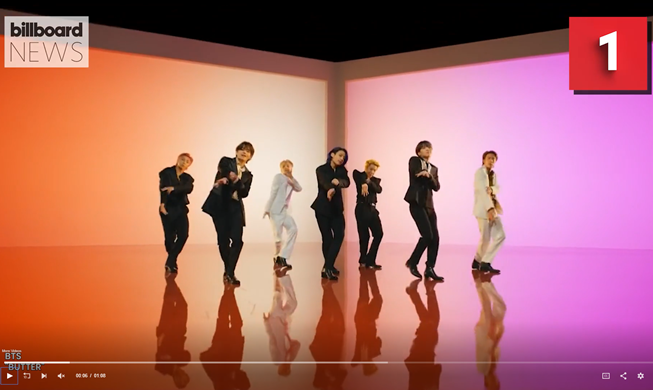 BTS devient le premier groupe asiatique à rester en tête du Billboard Hot 100 pendant quatre semaines consécutives