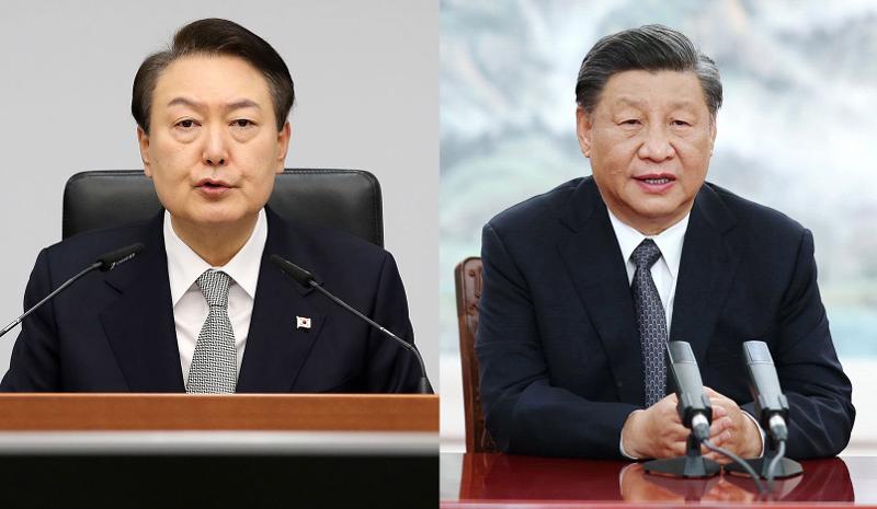 Yoon Suk Yeol & Xi Jinping