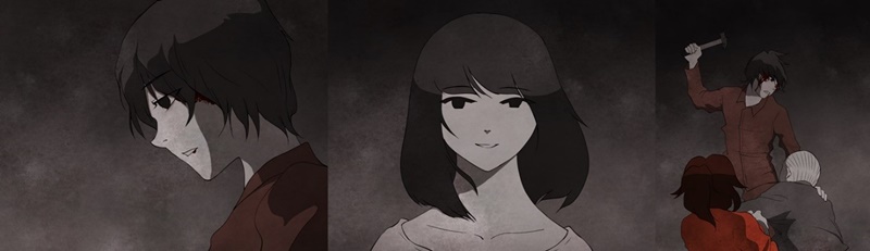 Cette scène est tirée de « Forest of Humans », une série de webtoons qui a été diffusée de juin 2012 à janvier 2013 par l'auteur et artiste de webtoons Hwang Junho. © Hwang Junho 