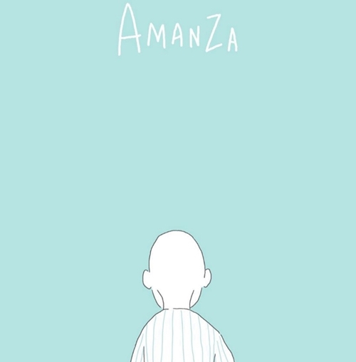 Le premier webtoon de Kim Bo-tong, « AmanZa » (2013), est basé sur la lutte contre le cancer que son père a menée pendant des années, combinant des illustrations de type conte de fées sur un fond tragique. © Compte Instagram officiel de Kim Bo-tong 