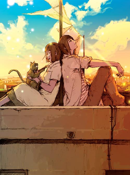 Cette scène est tirée du premier webtoon de Ha Il-kwon, 