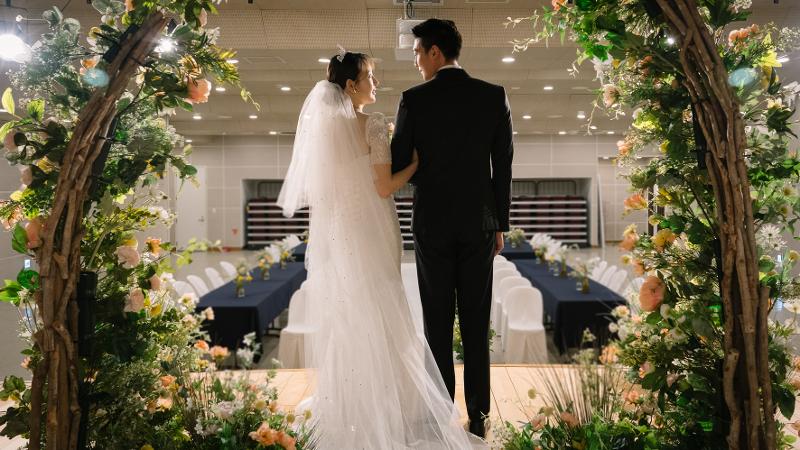 Salle de mariage publique gratuite installée au Boramae Safety Experience Center. © Seoul My Wedding