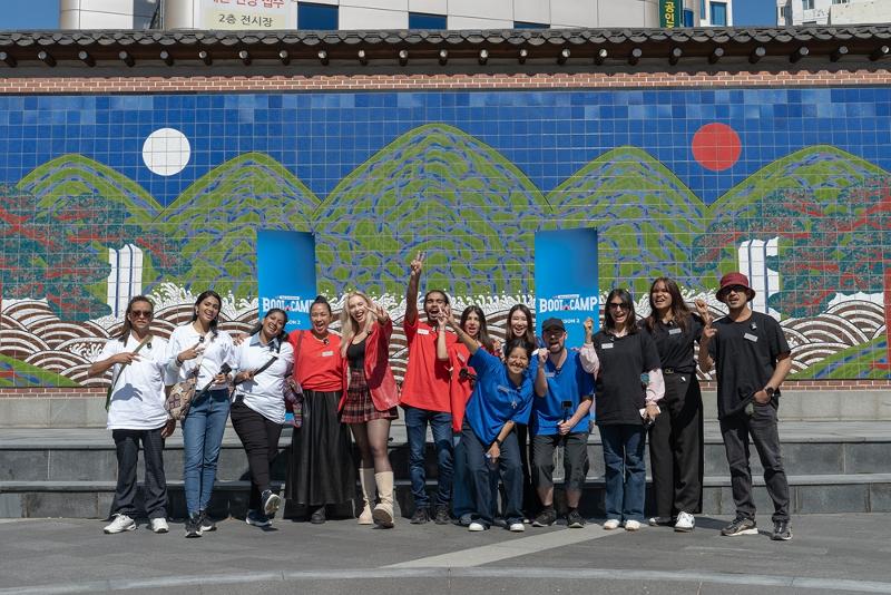 Les 12 participants à la saison 2 de de Star K-influencer Boot Camp. © Ministère de la Culture, des Sports et du Tourisme