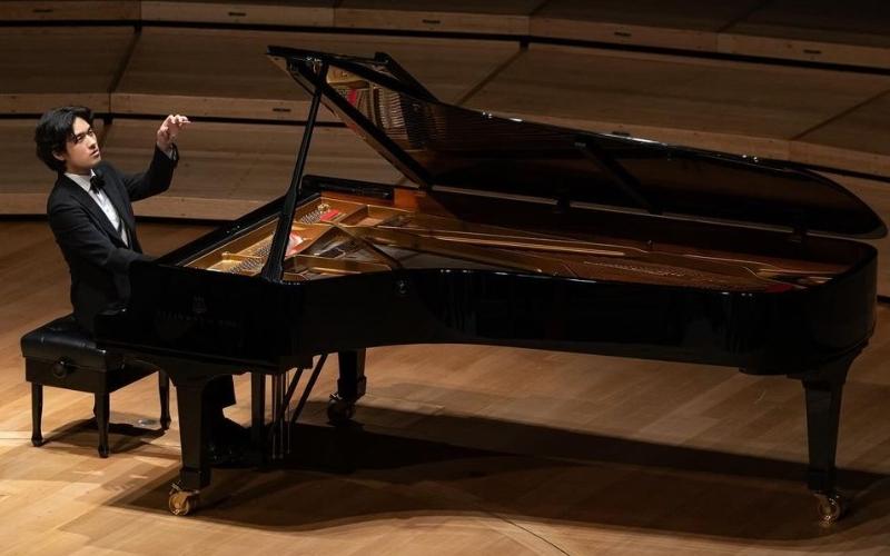 Le pianiste coréen Lim Yunchan a remporté le Diapason d’Or de l’année dans la catégorie Jeune talent pour son disque Chopin : Études, le 13 novembre 2024. © Compte Instagram de Lim Yunchan