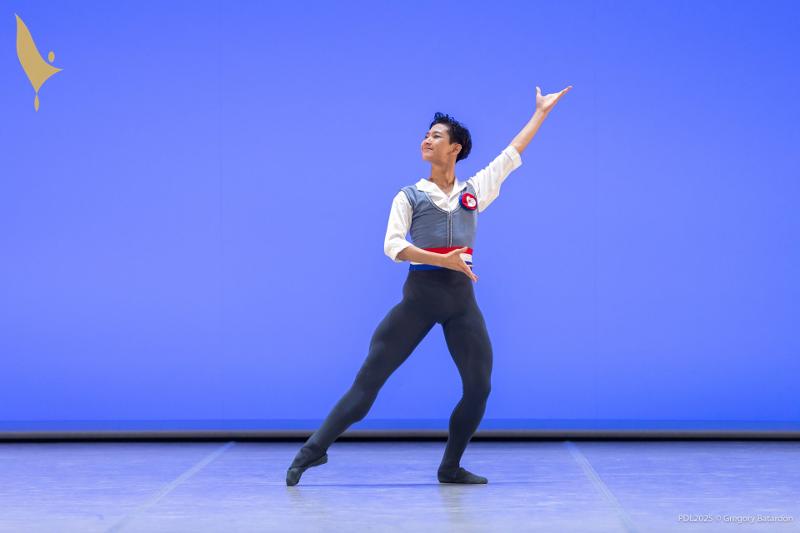 Le danseur coréen Park Younjae a remporté le Prix de Lausanne, le 8 février 2025. © Prix de Lausanne