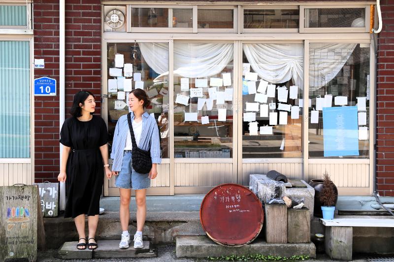 La devanture de la librairie automatique Gaga de Gongju, dans le Chungcheong du Sud. © Office national du tourisme coréen