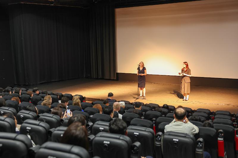 Des spectateurs assistent à la projection d’un documentaire consacré aux vétérans néerlandais de la guerre de Corée, organisée par l'ambassade des Pays-Bas en Corée au Seoul Art Cinema, le 23 juin 2026. © Park Daejin / Korea.net