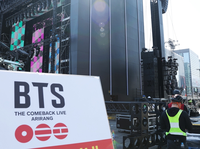 Séoul renforce les mesures de sécurité à l’approche du concert de BTS