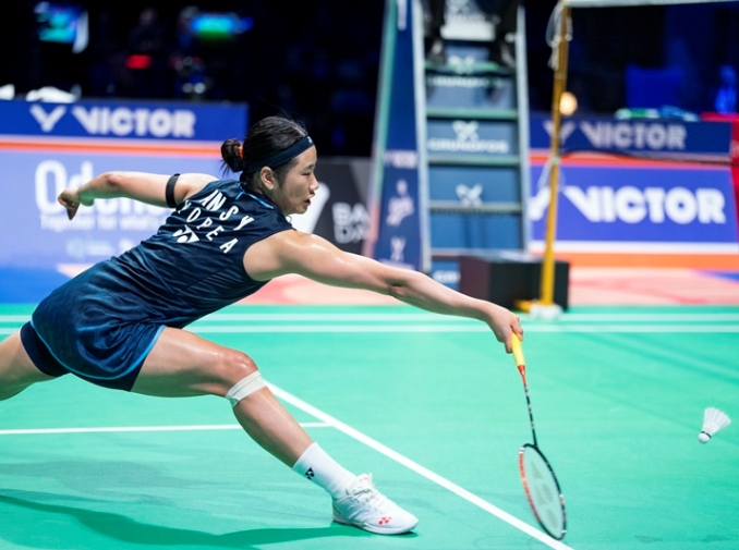 Badminton : An Se-young s'impose en finale de l'Open du Danemark face à la Japonaise Akane Yamaguchi