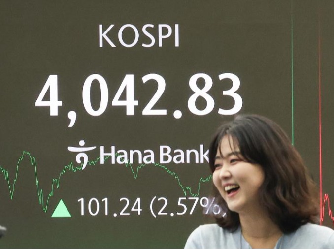 L’Indice KOSPI franchit la barre des 4 000 points, un nouveau record