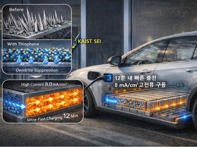 Batteries au lithium métal : des chercheurs coréens développent une technologie limitant leurs risques