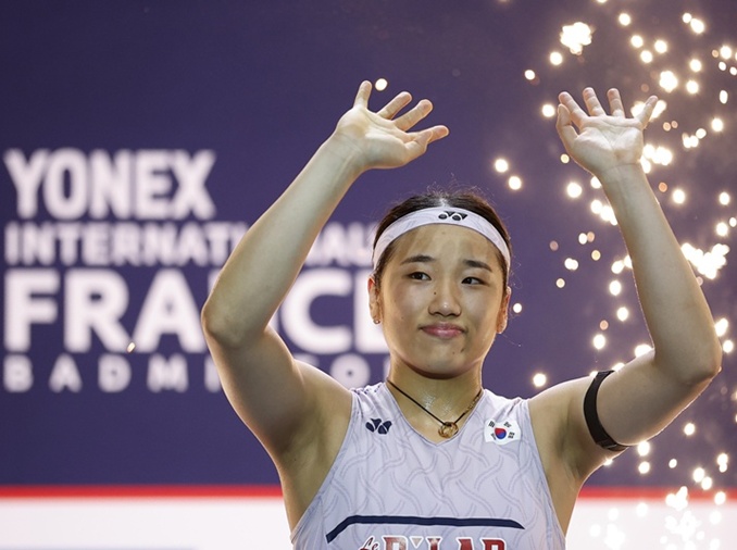 Badminton : An Se-young s'offre un troisième sacre consécutif à l'Open de France