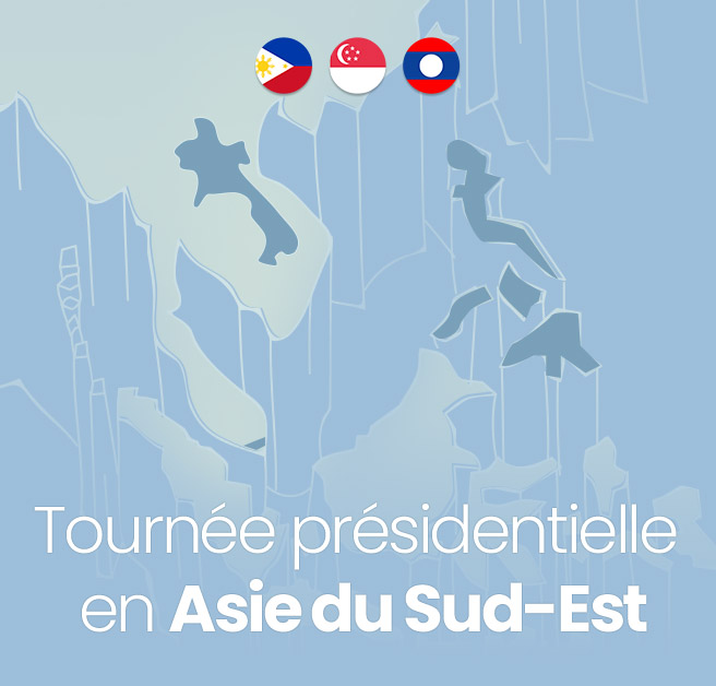 Tournée présidentielle  en Asie du Sud-Est